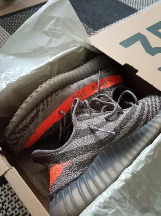Adidas Yeezy 350 Boost V2 Gris Naranja