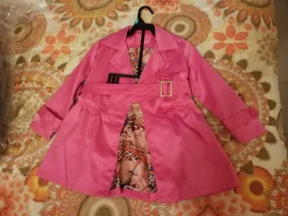 Cappottino bimba rosa