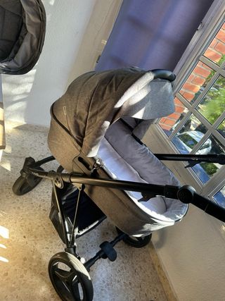 Cochecito Bebé Bebetto Gris