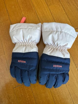 Guantes Nieve Wedze 5-6 Años Azul/Rosa