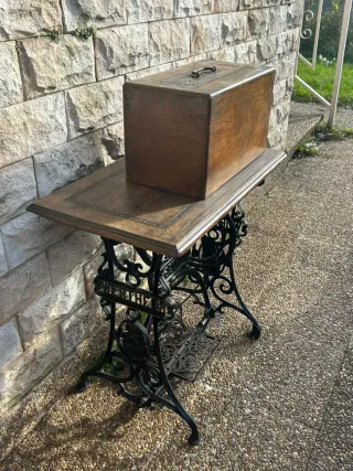 Máquina coser Wertheim Elektra finales Siglo XIX