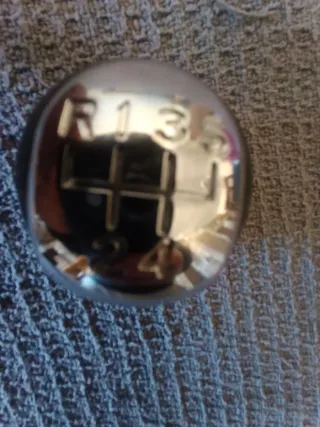 Perilla palanca cambios coche cromada