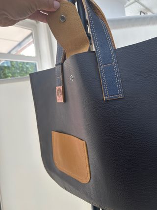 Bolso de piel para portátil