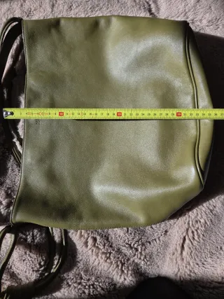 Bolso Zubi Cubo L Piel Verde Oliva