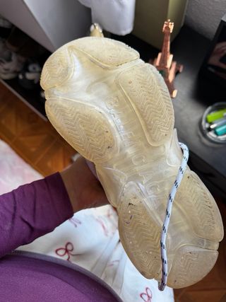 Balenciaga Triple S Beige/Blanco Talla 37