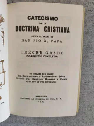 Catecismo de la Doctrina Cristiana - Tercer grado