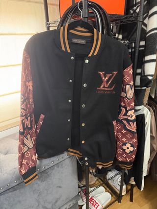 Bomber Louis Negra y Marrón