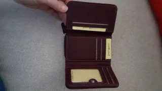 Portafoglio donna bordeaux