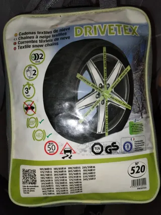 Cadenas textiles para nieve DRIVETEX