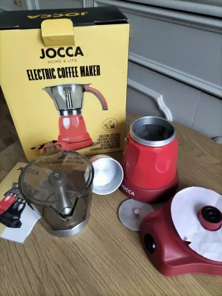 Cafetera italiana eléctrica Jocca 6 tazas – nueva