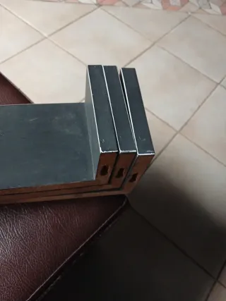 Juego 3 Estanterías Negras Ikea