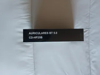 Auriculares EURO LIFE BT 5.0 Negros