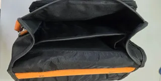 Mochila Andersen Gran Capacidad Negro Naranja