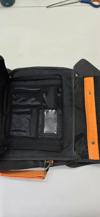 Mochila Andersen Gran Capacidad Negro Naranja