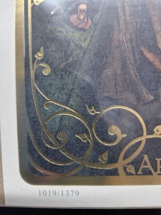 Weta Workshop Litografía Aragorn Art Card