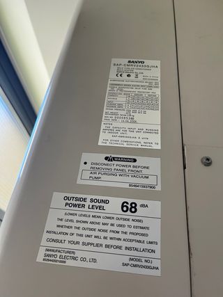 Unidad Aire Acondicionado SANYO. Buen estado!