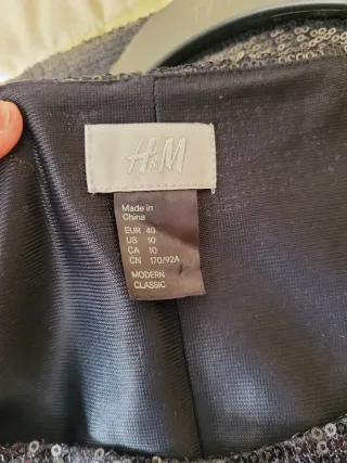 Vestido fiesta lentejuelas azul