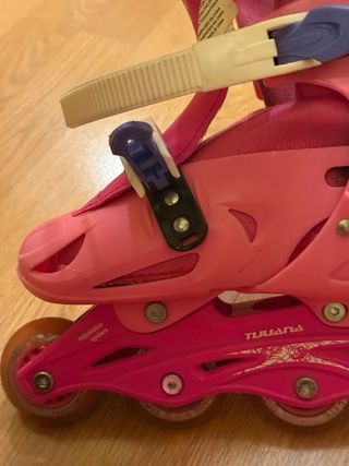 Patines rosas niña talla ajustable