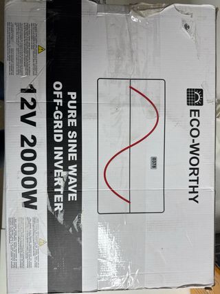 Inversor ECO-WORTHY 2000W 12V DC a 230V AC