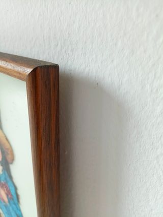 Pareja Cuadros Óleo Cristal Niño Niña