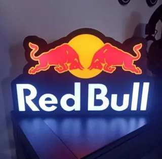 Letrero Luminoso Red Bull