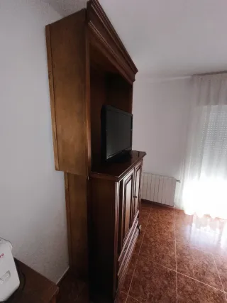 Mueble salón 2 piezas madera maciza