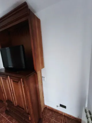 Mueble salón 2 piezas madera maciza