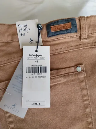 Pantalón camel Lloyd's 48 (pequeña) A ESTRENAR