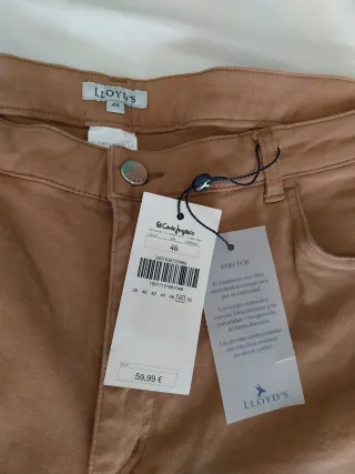 Pantalón camel Lloyd's 48 (pequeña) A ESTRENAR