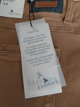 Pantalón camel Lloyd's 48 (pequeña) A ESTRENAR