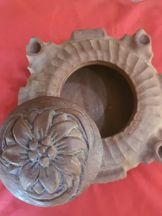 Grolla Valdostana in Legno Intagliato