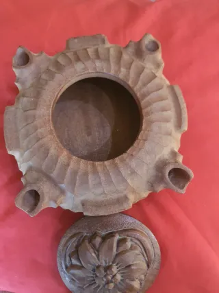 Grolla Valdostana in Legno Intagliato