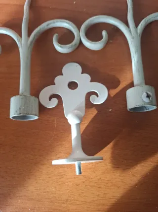 Remates para barra de cortina metal