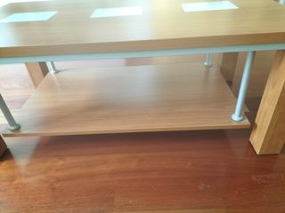 Mesa de centro madera y cristal