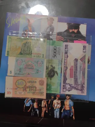 Lote 6 Billetes Varios Países