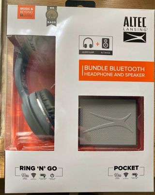 Auriculares y altavoz Bluetooth