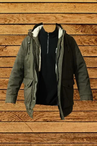 Parka Patagonia verde militar