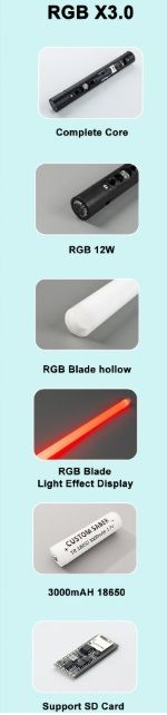 Espada Láser PRECINTADA+ Hoja adicional,Bluetooth.