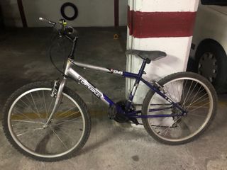 Bicicleta juvenil TOPBIKE 24 plateada