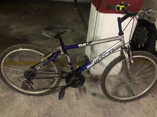 Bicicleta juvenil TOPBIKE 24 plateada
