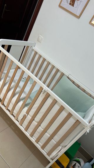 Vestidura Cuna Bebé Zorro y Árbol