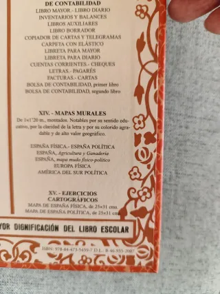 Teneduría de Libros - Segundo Grado