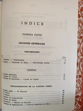 Teneduría de Libros - Segundo Grado