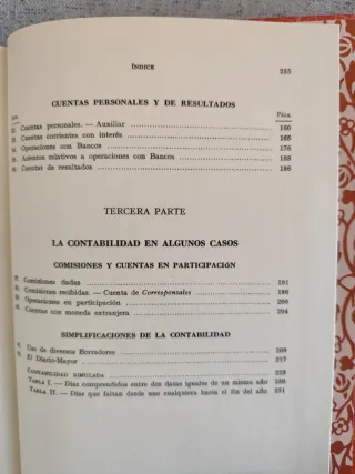 Teneduría de Libros - Segundo Grado