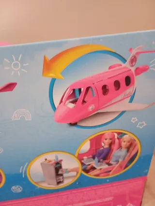 Avión Barbie Rosa