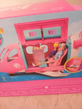 Avión Barbie Rosa