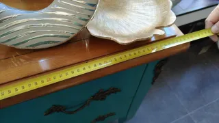 Consola in stile veneziano in legno e metallo