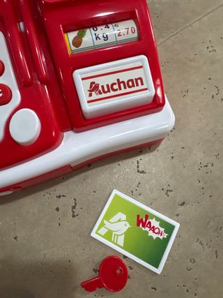 Caja registradora de juguete + carrito