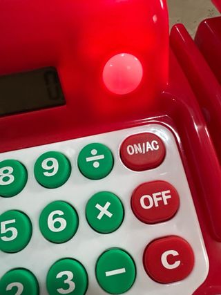 Caja registradora de juguete + carrito