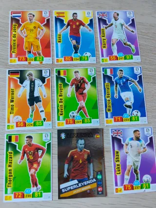 61 Cromos UEFA Euro 2024 Alemania +9 regalo Españ